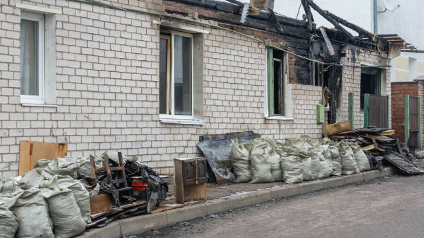 Professional Emergency Fire Cleanup technician working in Phoenixville, PA